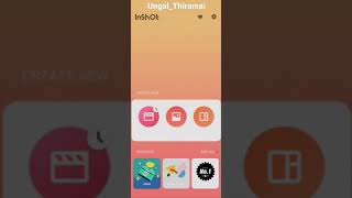 Inshot | How to Create Image with Text | Kavithai | Quotes | Tamil | Ungal_Thiramai screenshot 1