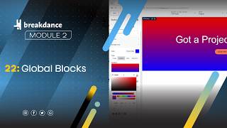 22: Global Blocks🔹Learn Breakdance for WordPress Module 2
