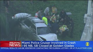 Police Involved Crash On I-95 At Golden Glades