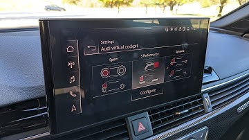 How to Enable S Performance Screen on Virtual Cockpit | 2022 Audi S5