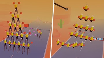 Cheerleader Run 3D 204.205 ☀️🍃🏆 All Levels Gameplay Walkthrough iOS & Android