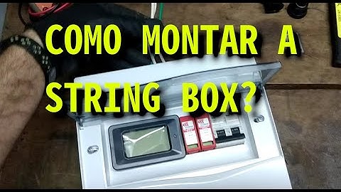 Como montar String BOX - Micro Inversores