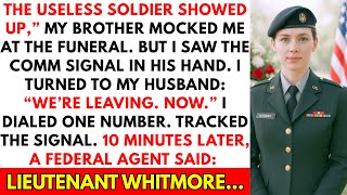 My Brother Mocked Me As A 'Useless Soldier' — Then a Federal Agent Said, ‘Lieutenant Whitmore…’