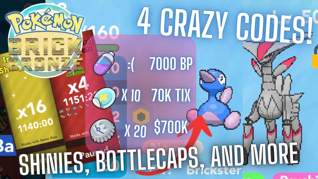 Pokemon Code Rbeaker 4 *INSANE* NEW CODES! 20 BOTTLECAPS, 6+ HOUR ROPOWERS, AND MORE! - YouTube