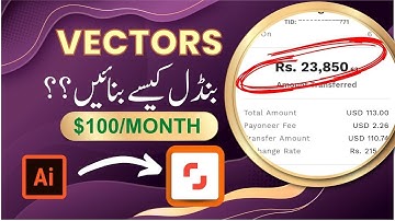 How to create Vector Bundles for Shutterstock?? Step-by-step complete guide || Make $100/month
