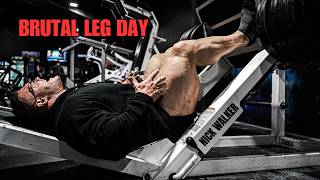 Almost Got Stung By A Bee | Heavy Leg Day | Nick Walker |