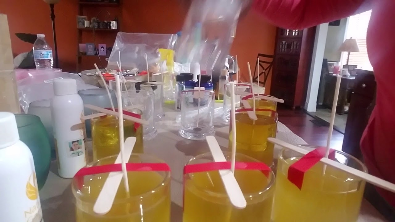 Making lotion candles YouTube