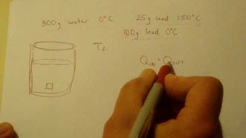 Simple calorimetry problem