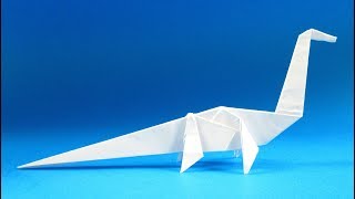 How To Make an Easy Origami Dinosaur - origami Brontosaurus screenshot 3