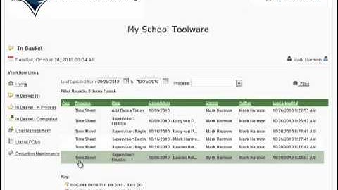 Timesheet Entry and Approval Workflow Video