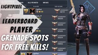 Light Pixel Codm Best Grenade Spots For Free Kills Standoff Map Part 1 Competitive Codm