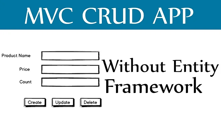Asp.Net MVC CRUD Without Entity Framework - Create,Update,Delete and View