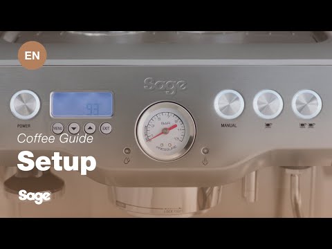 The Dual Boiler™ | Understanding your machine: Interface setup | Sage Appliances EN