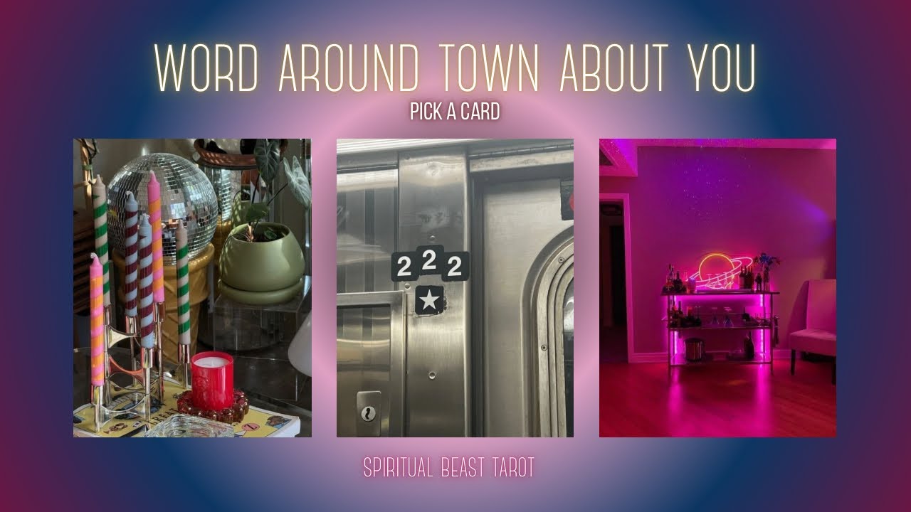 Word Around Town About You | Pick a Card
