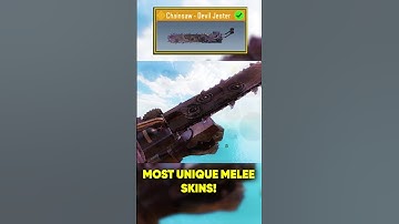 Most Unique Melee Skins in CODM!