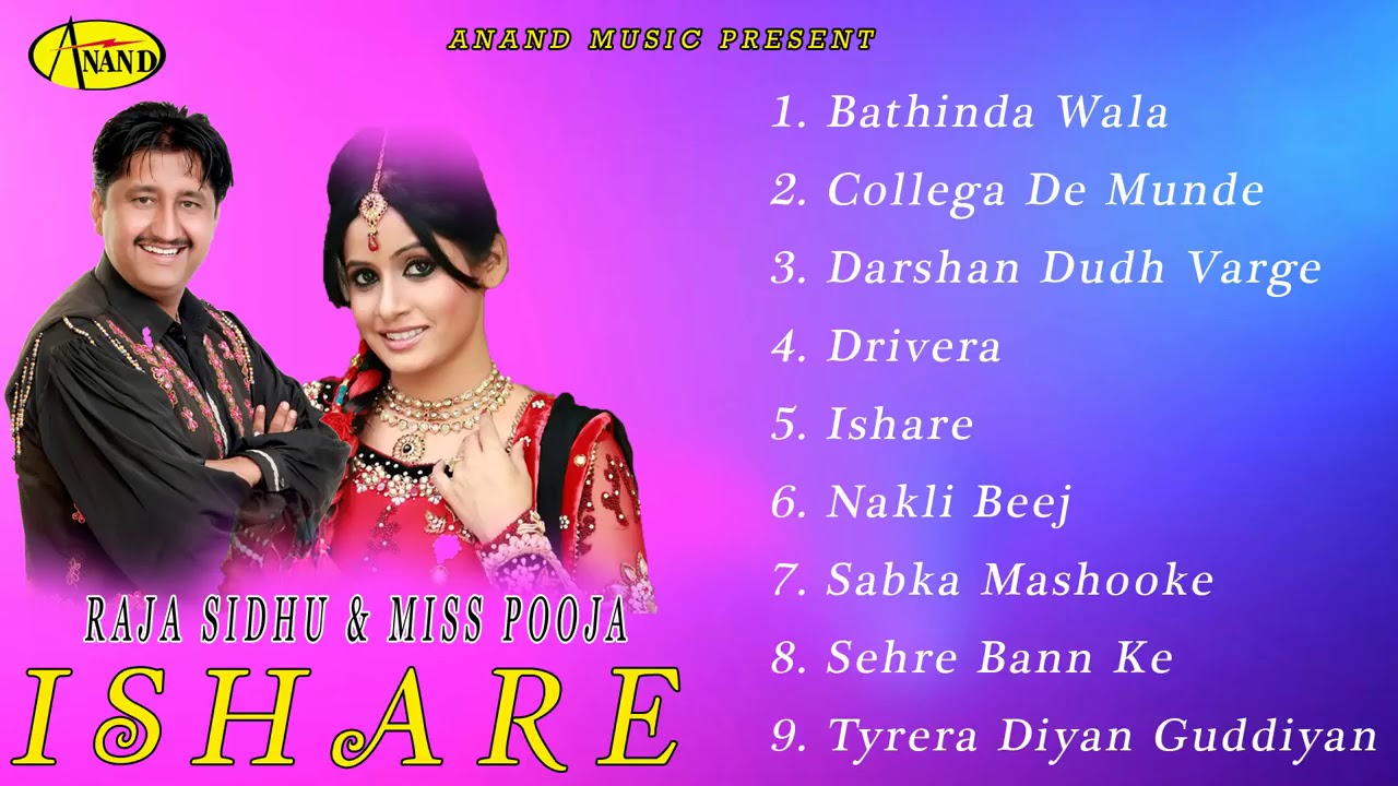 Raja Sidhu l Miss Pooja l Ishare l Audio Jukebox Full Album l New Punjabi Songs 2020 l Anand Music