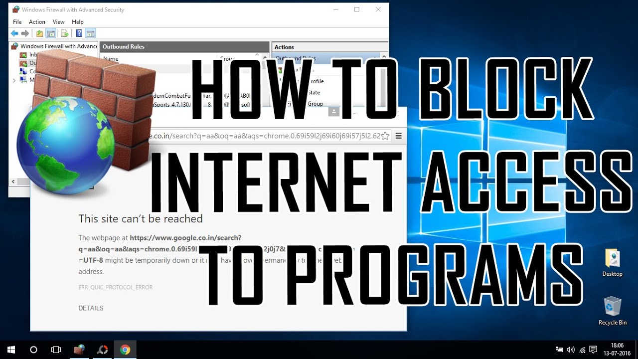How to Block Internet Access to Apps in Windows 11