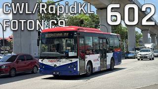 Bus Rides #58: JXM1870 on RapidKL Bus Route 602 – Foton C9