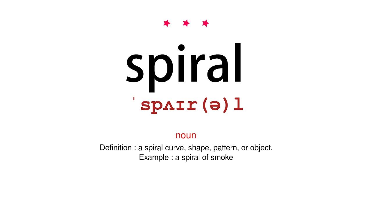How to pronounce spiral Vocab Today YouTube