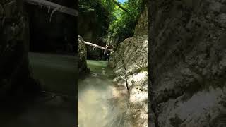 красивое место с названием Чертова купель #сочи#каньонинг#природа#canyoning#sochi #альпинизм