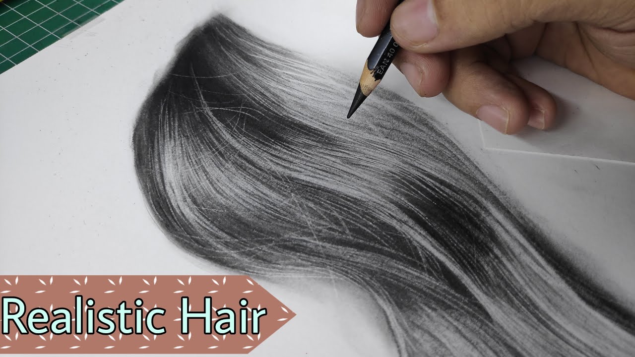 HOW I DRAW REALISTIC HAIR