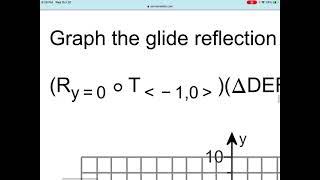 Envision Geometry 3-4 classify rigid motions Delamo modified practice and problem solving
