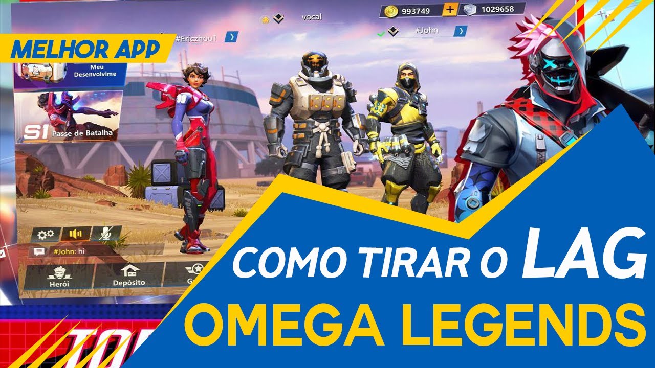 NUNCA MAIS VAI TRAVAR!! COMO TIRAR O LAG DO OMEGA LEGENDS E RODAR SEM TRAVAR