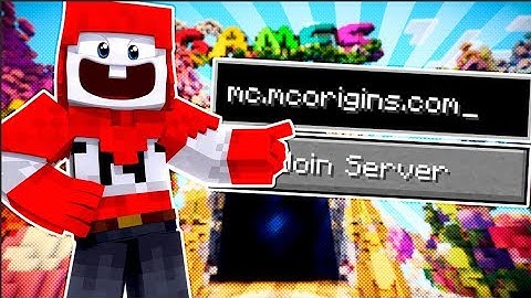 MINECRAFT SERVER. (MCOrigins Server Update)