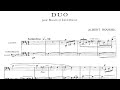 Albert roussel  duo for bassoon and double bass