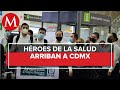Médicos de Sonora llegan a CdMx para apoyar en Operación Chapultepec