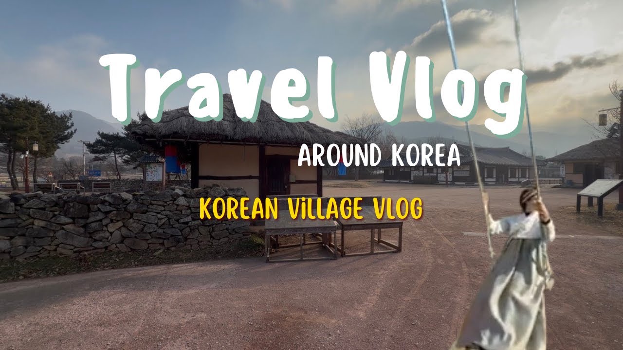 A Dreamy Korean Village Experience 🌸 | Food, Culture & Fun!