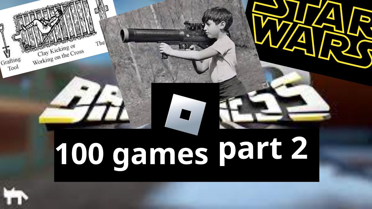 100 random roblox game part 2 (shooting game)