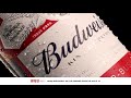 Budweiser  brewed for smooth
