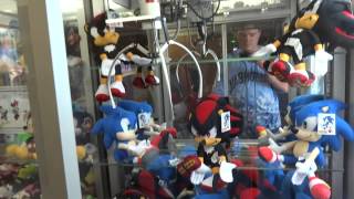 Winning Sonic & Shadow The Hedgehog Plushies On Crane Machine At Hampton Beach Part 1