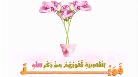 ( فَوَيْلٌ لِلْقَاسِيَةِ قُلُوبُهُمْ مِنْ ذِكْرِ اللَّهِ ) تلاوة خاشعه،سورة الزمرللشيخ محمداللحيدان.