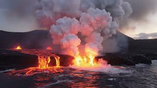 When Fire Meets the Endless Blue 🌊
