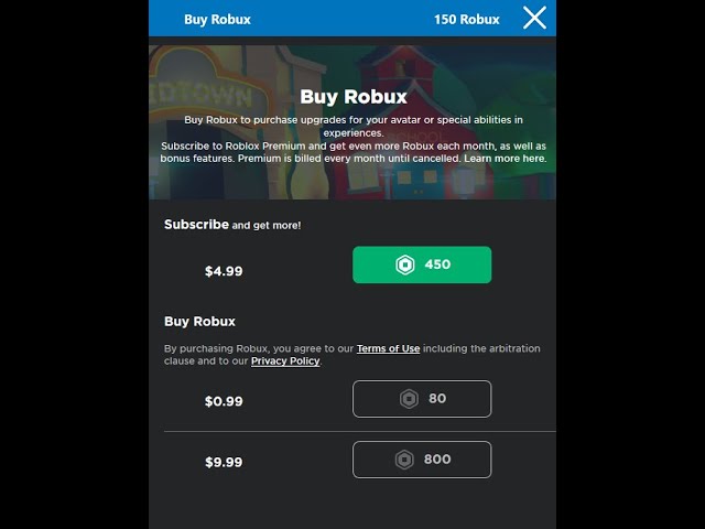 How to buy 80 Robux on a PC - Quora