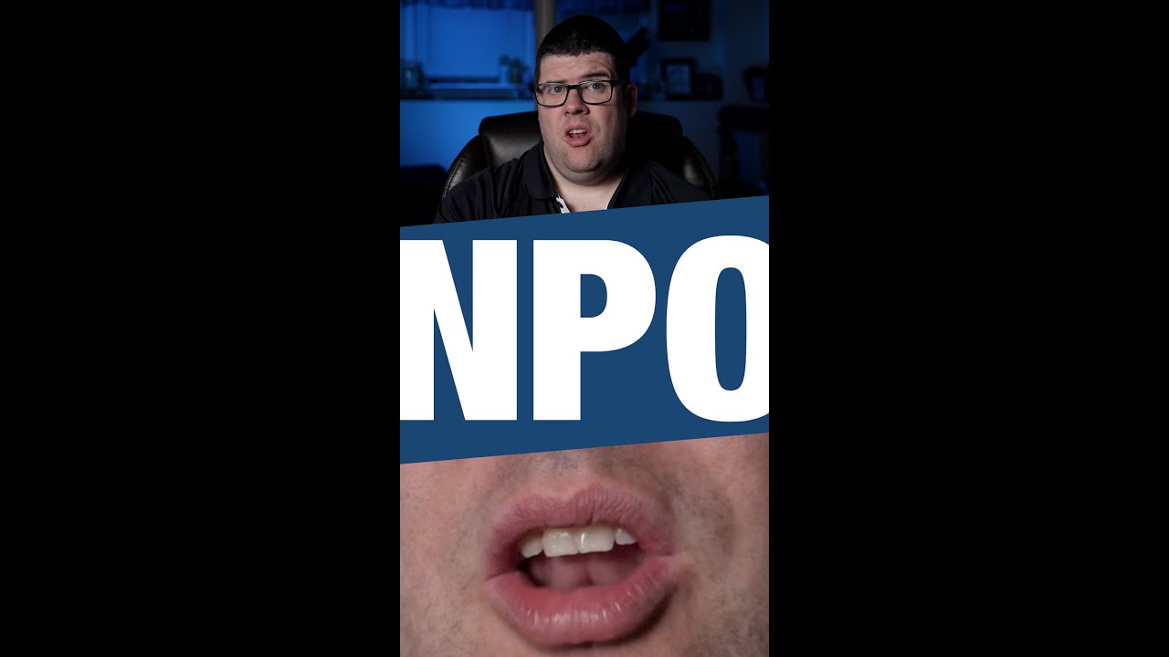 What does npo mean before vsg surgery youtube