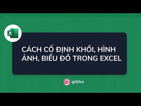 Video Cách cố định các đối tượng hình khối, hình ảnh, biểu... - youtube