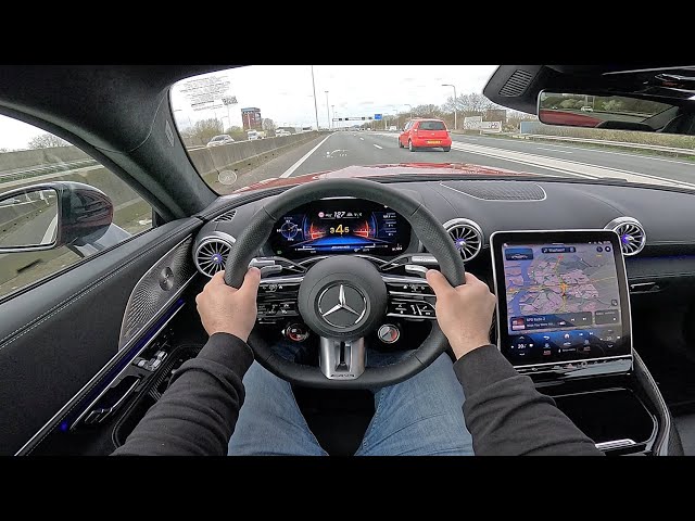 THE NEW MERCEDES AMG GT 63 2024 TEST DRIVE class=