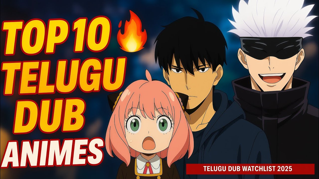 10 Best telugu dubbed animes to watch in 2025 - YouTube