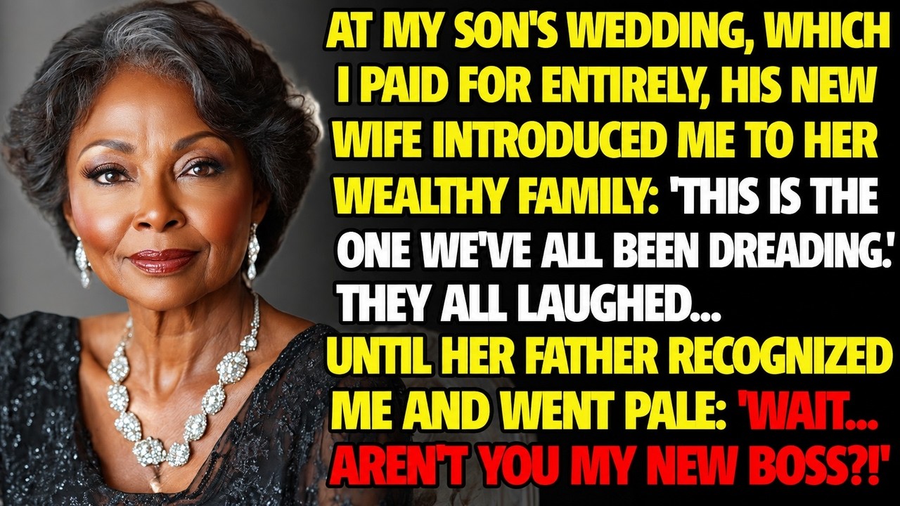 An ordinary toast shattered everything when my daughter-in-law gestured at me across the ballroom and said, loud enough for every ear at the table, "And this is the one we were dreading all...