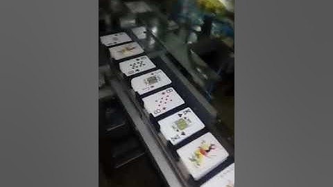 Loose & Box Playing Card Over Wrapping Machine