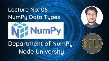 NumPy Data Types in Urdu/Hindi | Node University By Izhar Ul Haq