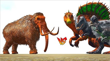 Ark Survival - WOOLLY MAMMOTH vs ALLO/YUTY/REX/SPINO and more [Ep.218]