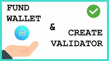 How to fund wallet and create validator