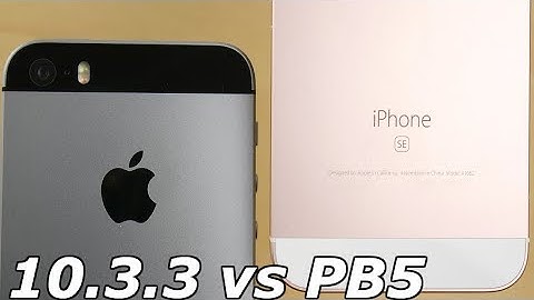 iPhone SE iOS 10.3.3 vs iPhone SE iOS 11 Public Beta 5!