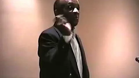 Ed Thigpen 1991 drum clinic. Front Row, clear view...