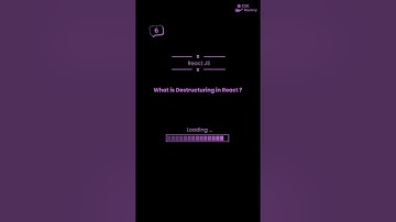 Destructuring  in React js | #shorts #ytshorts