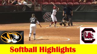 #15 Missouri vs South Carolina Softball Game 3 Highlights, May 5 2024